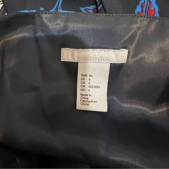 H&M Blue Floral Patterned Halter Jumpsuit - Picture 11 of 11